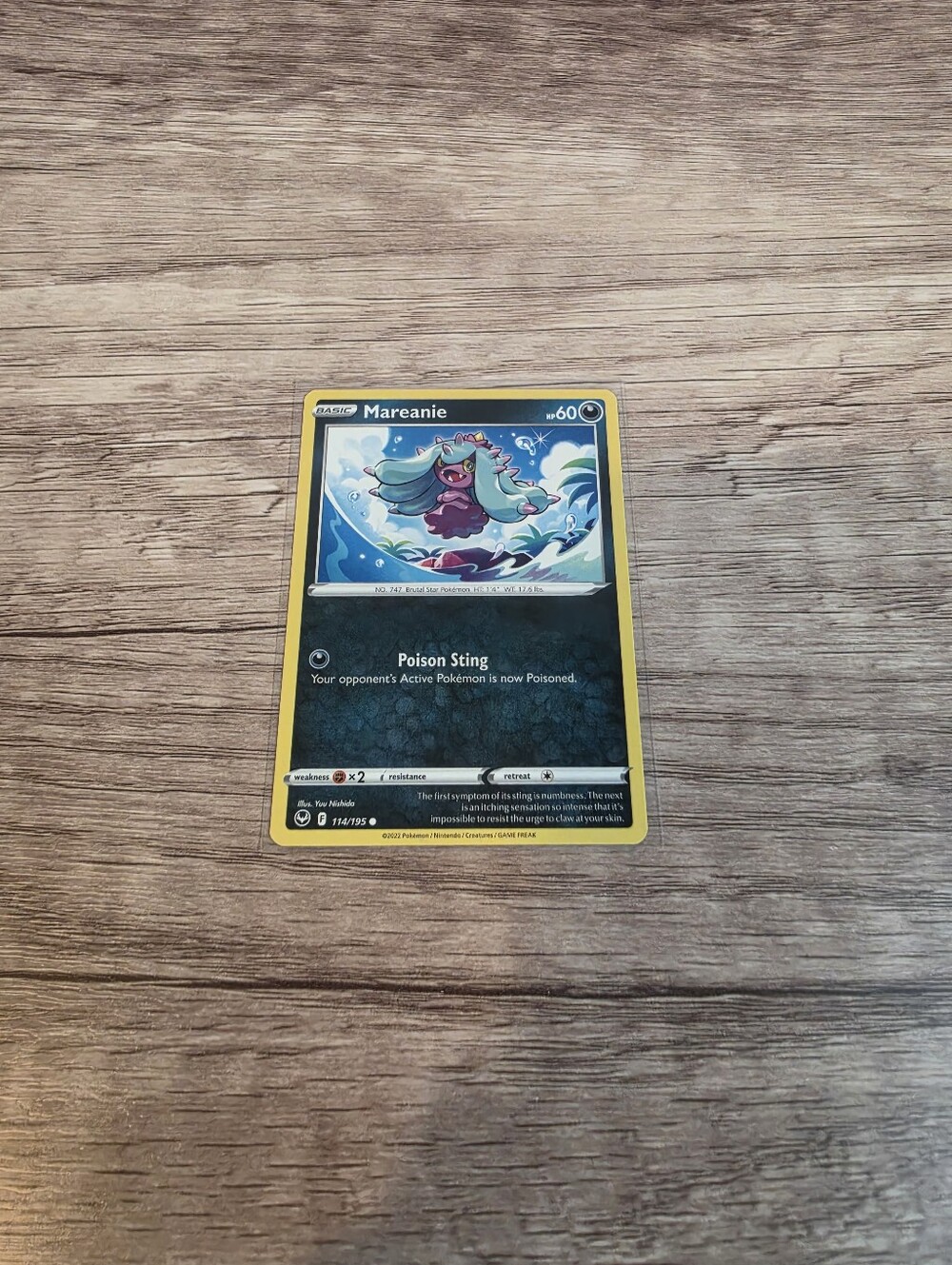 💫BUY 5 FOR $26 Pokemon Mareanie Card